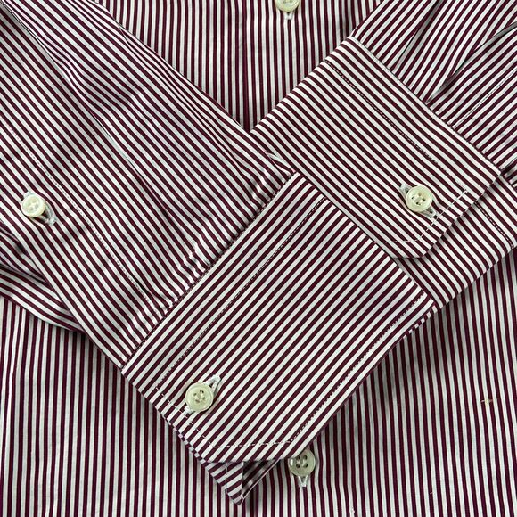 Thomas Mason CampoMarzio9 Italian made button down stripped shirt 15 3/4 40 - Picture 7 of 9
